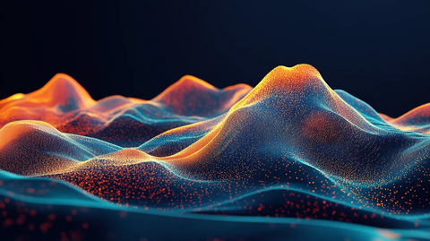 波浪线弧线弧形山