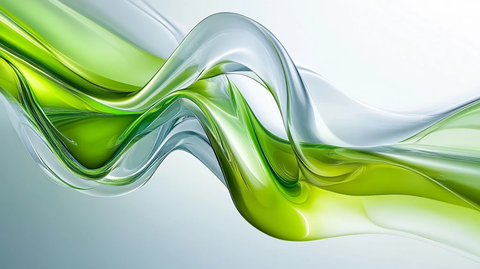 绿色渐变扭曲的