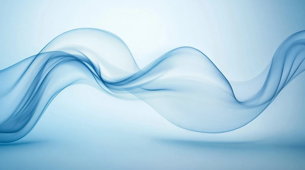 柔美蓝色曲线