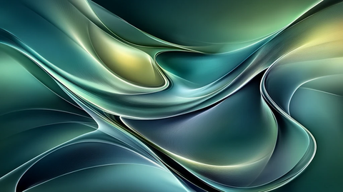 多彩曲线唯美高雅形状