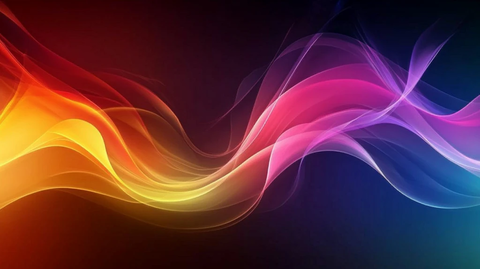 炫彩绚丽曲线条纹高雅