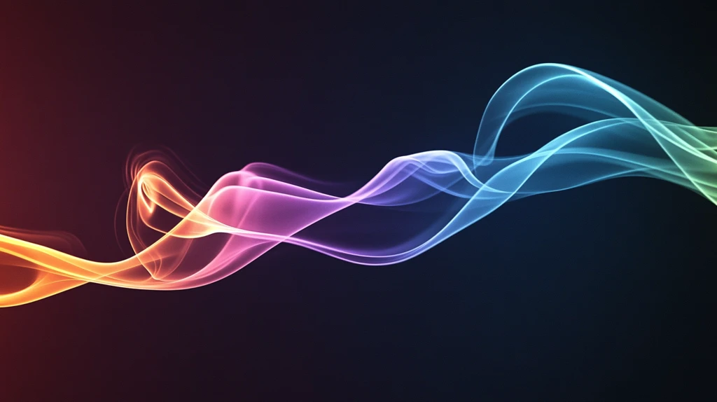 烟雾彩色动感线条