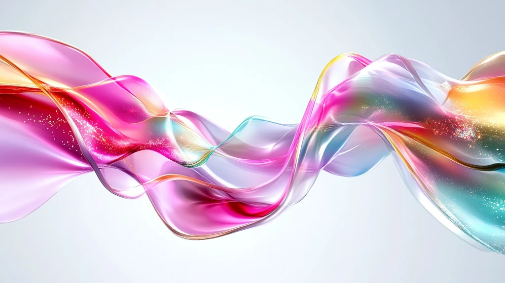 流光渐变彩色炫酷飘带