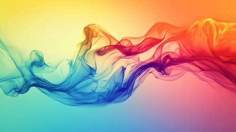 烟雾彩色动感线条