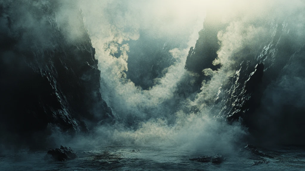 喷溢海底热泉出口