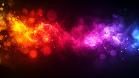 炫彩光晕背景