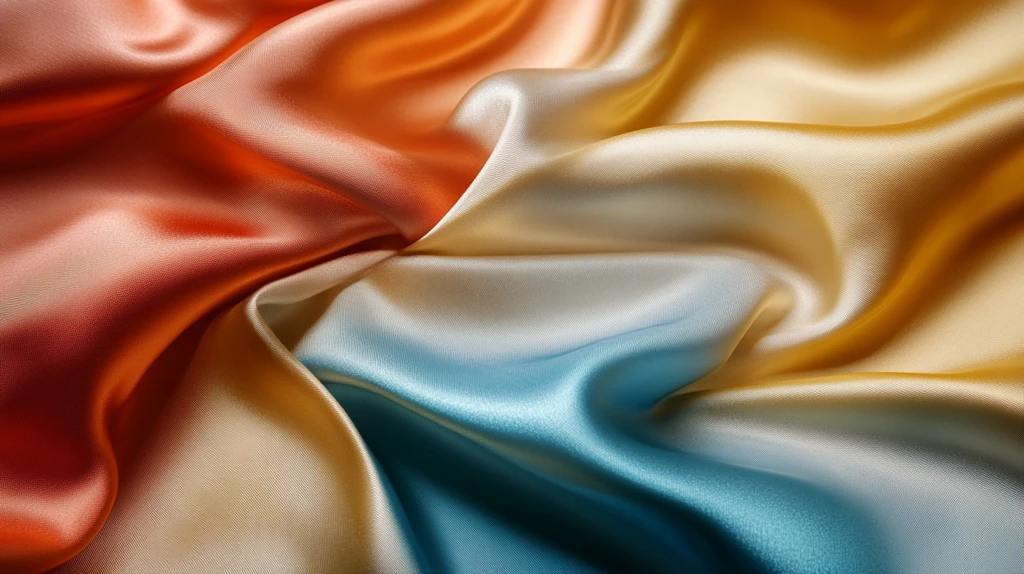 炫彩丝绸背景