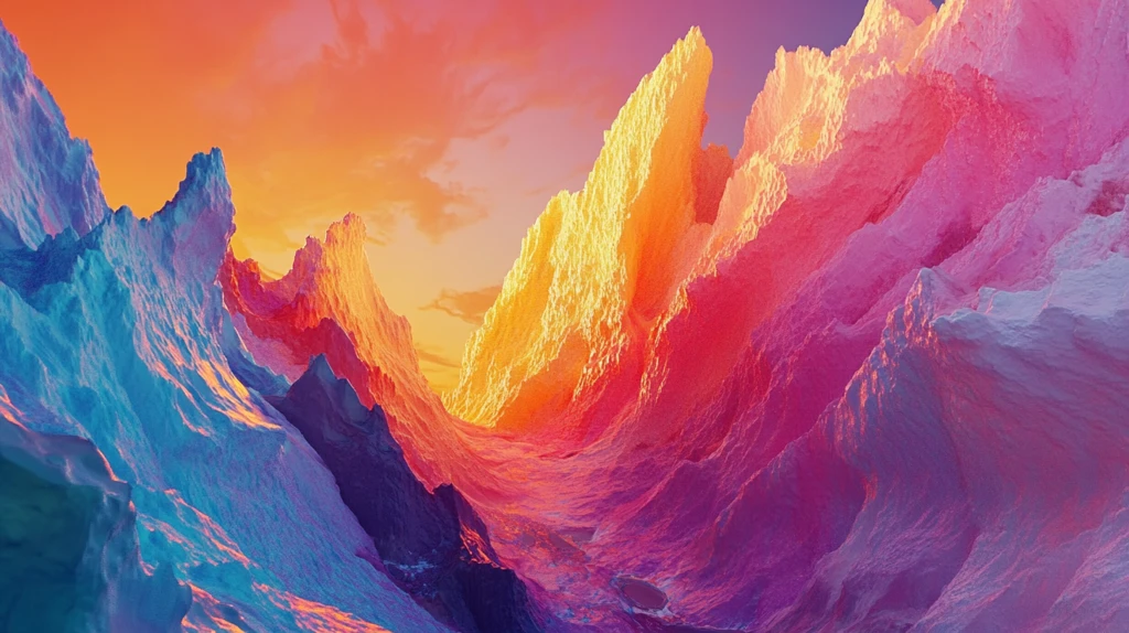 幻彩艺术山水风景