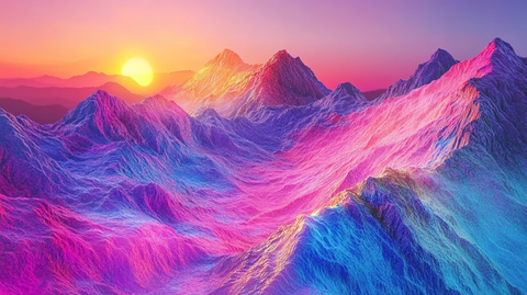 幻彩艺术山水风景