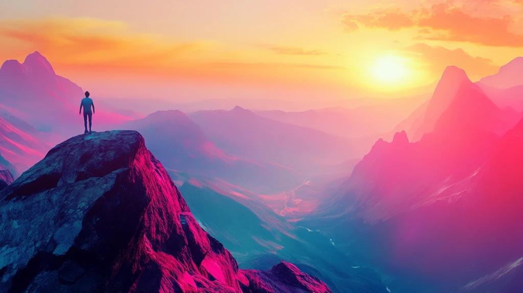 总经理业务员日出高山