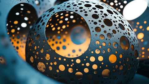 立体金属质感球体