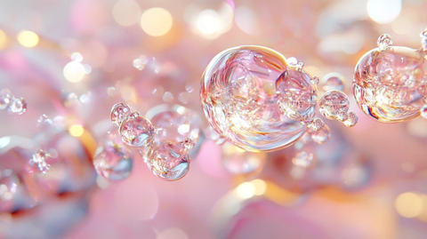 粉色液体形态设计