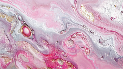 肌理彩色流体背景墙