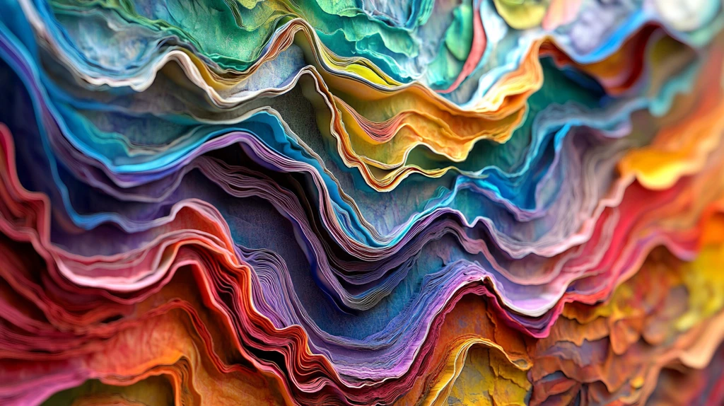 炫丽的梦幻流体画