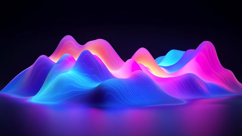 立体渐变发光体设计