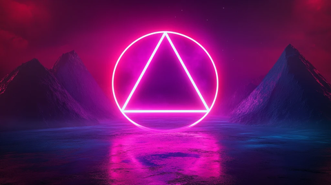 霓虹灯场景造型