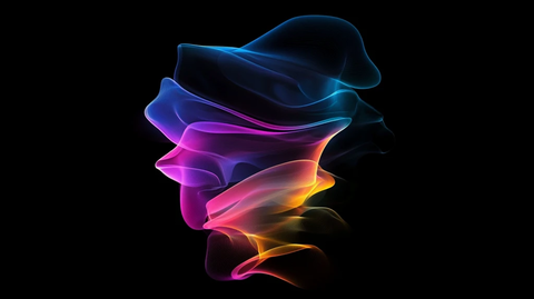 烟雾彩色动感线条