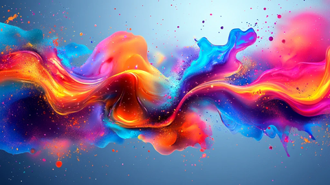 炫彩流动背景