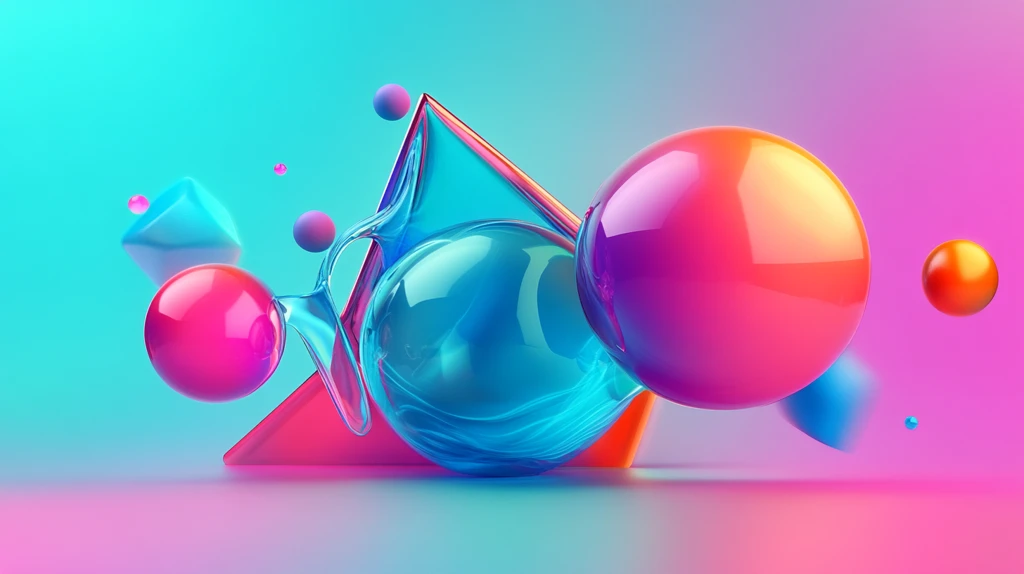 立体渐变发光体设计