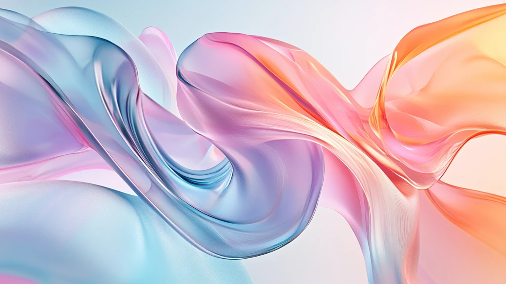 炫彩背景流体线条