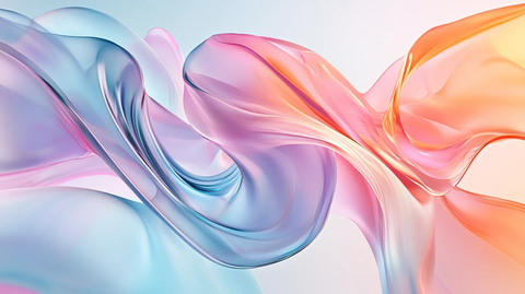 炫彩背景流体线条