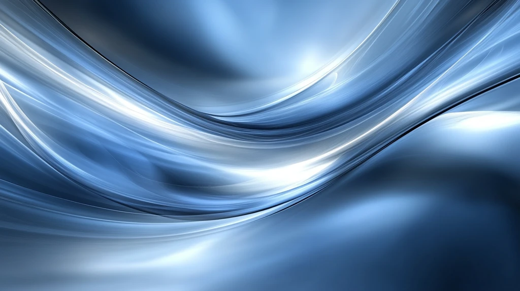 蓝色动感丝绸背景