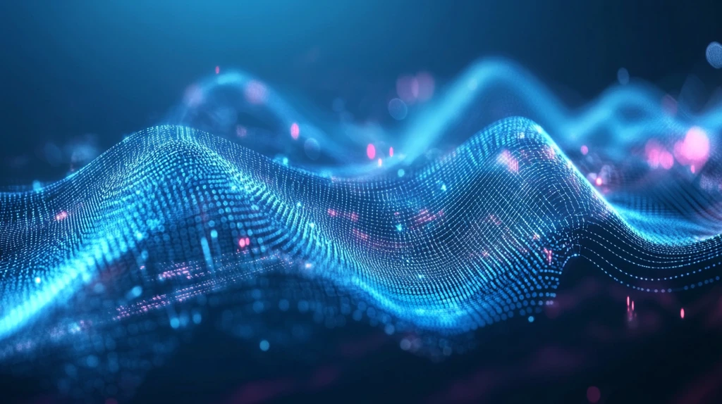 未来科技波浪纹