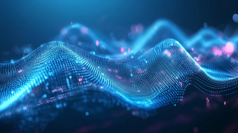 未来科技波浪纹