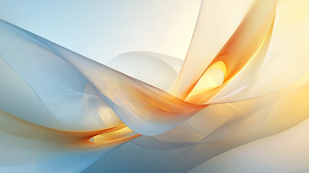 多彩曲线唯美高雅形状