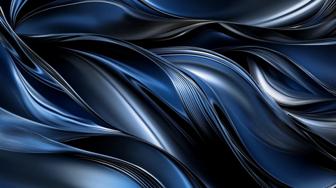 蓝色动感丝绸背景