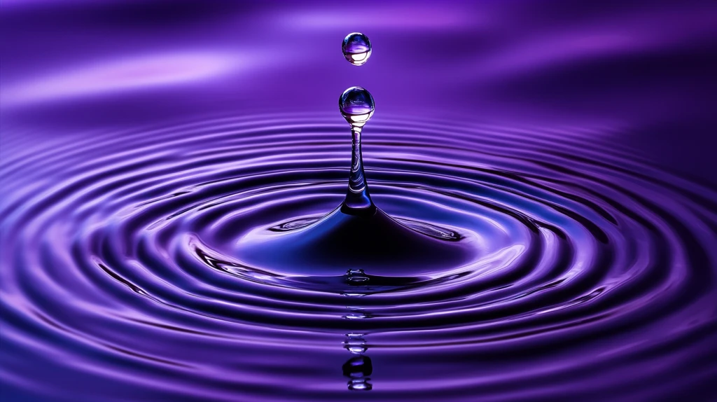 紫水水滴背景