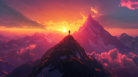 总经理业务员日出高山