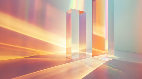 护肤品镭射背景