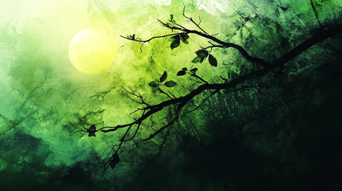 生活意境唯美禅境秋月