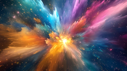爆炸炫彩炫彩背景