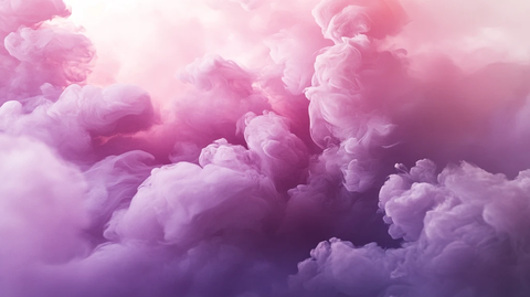 云雾般的粉色虚幻