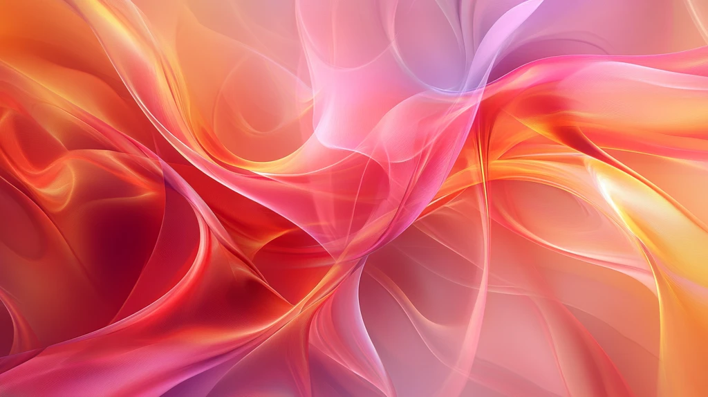 橙红色线条丝滑背景