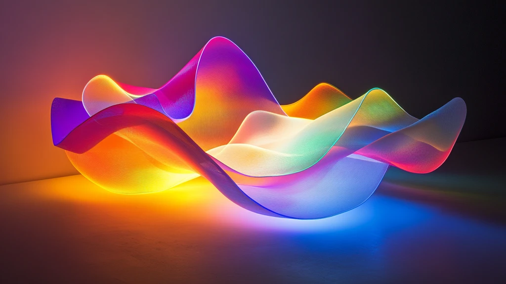 立体渐变发光体设计