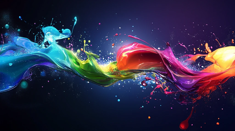 五彩唯美绚丽素材