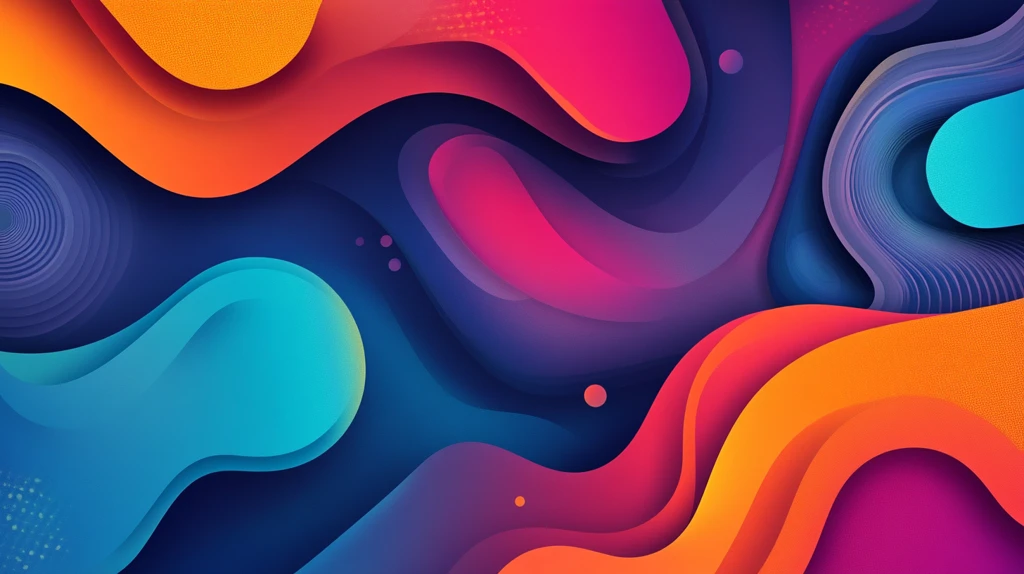 扁平流体风年会背景