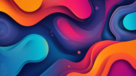 扁平流体风年会背景