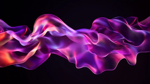 炫彩飘逸烟雾舞字