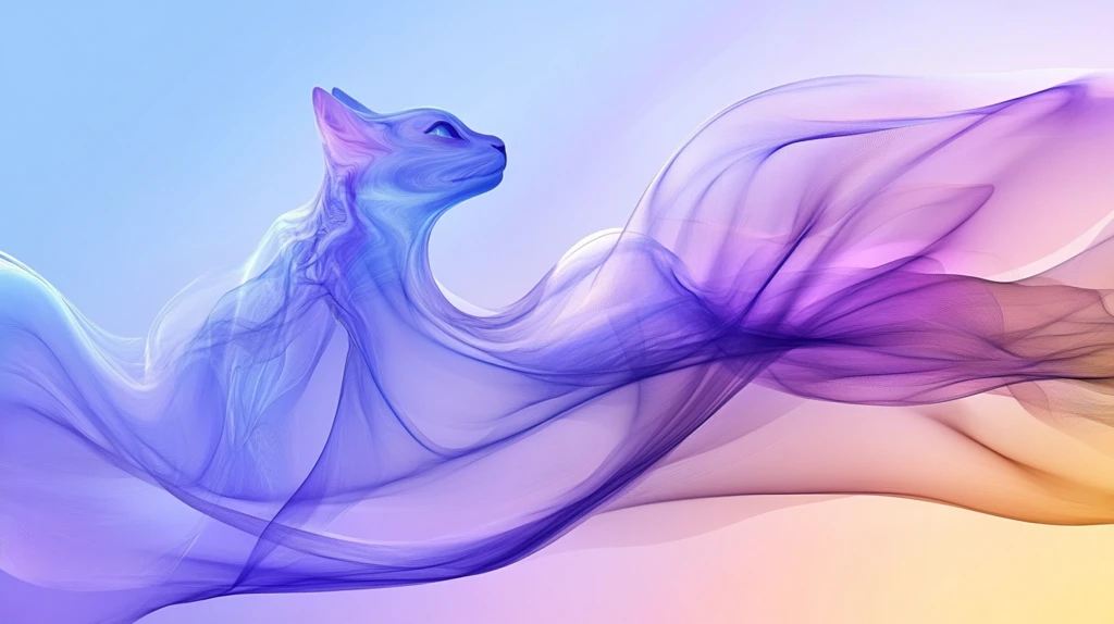 蓝紫色插画画面