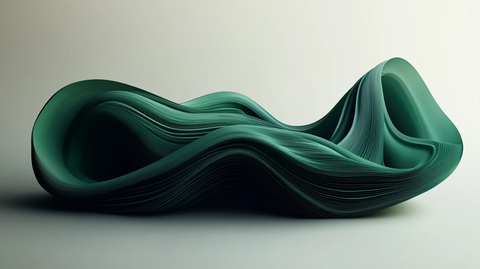 绿色渐变扭曲的