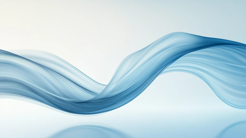 柔美蓝色曲线