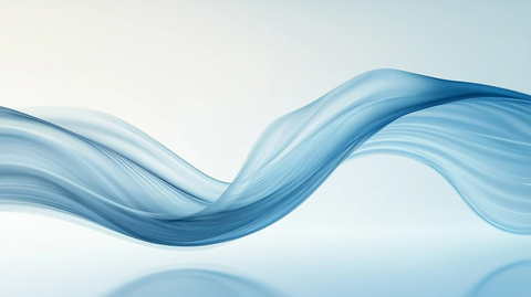 柔美蓝色曲线