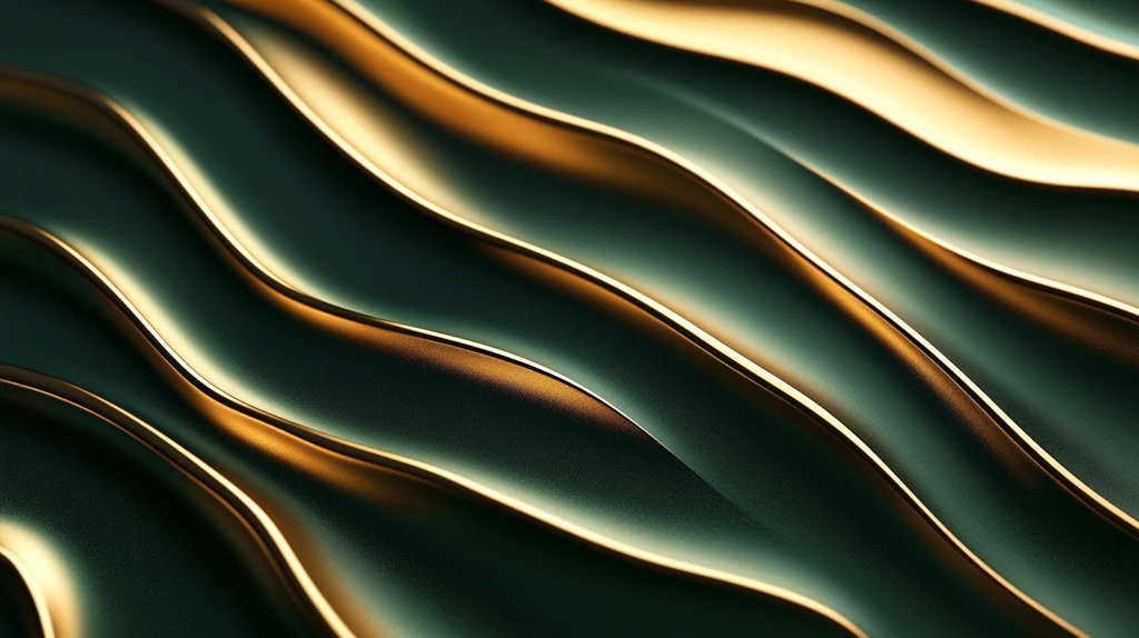 金色抽象流体纹理背景