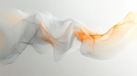 梦幻飘逸灵动水墨线条