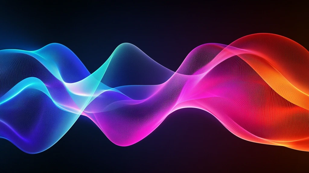 流光渐变彩色炫酷飘带