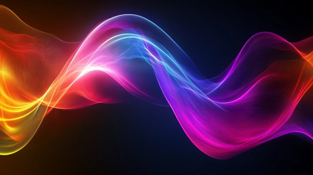 流光渐变彩色炫酷飘带